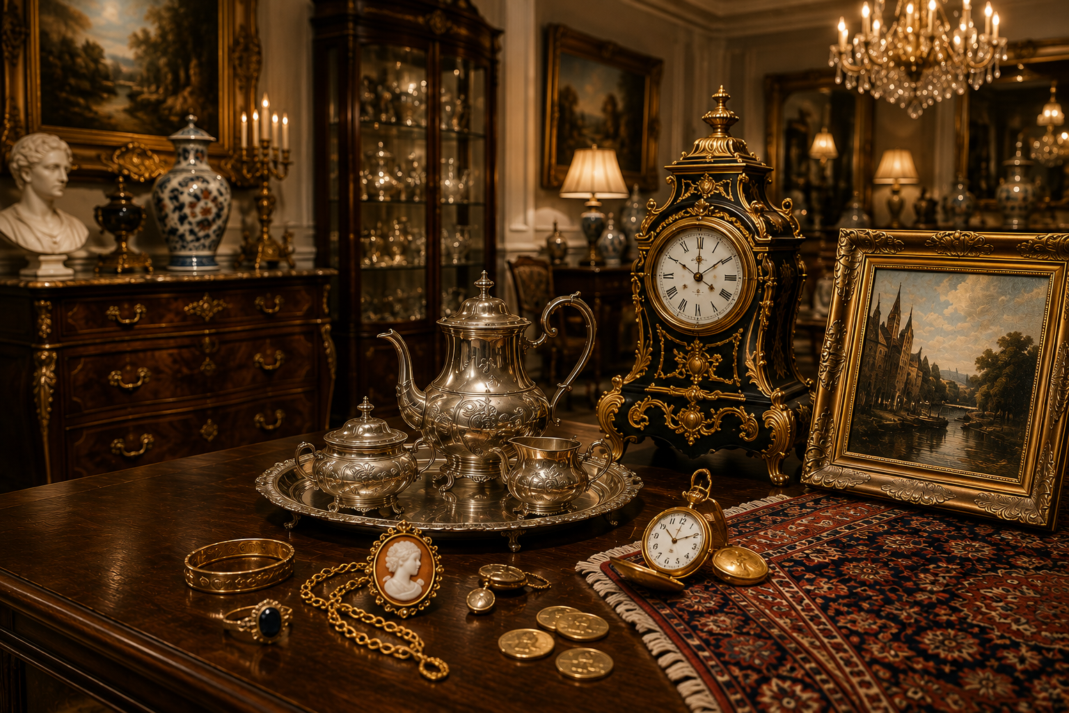 Antieke Schatkamer in Tilburg met antiek, kunst, goud, zilver en sieraden
